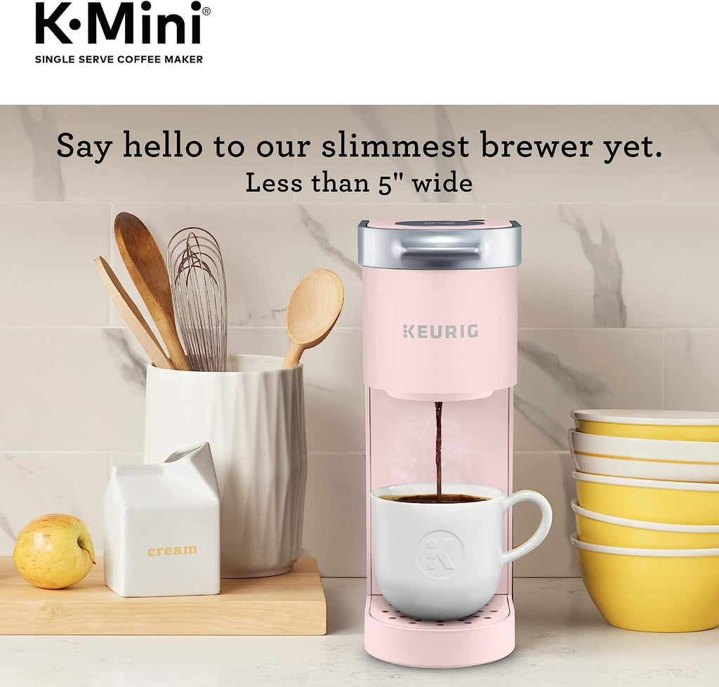 Keurig K-Mini Single Serve K-Cup Pod Coffee Maker, Dusty Rose