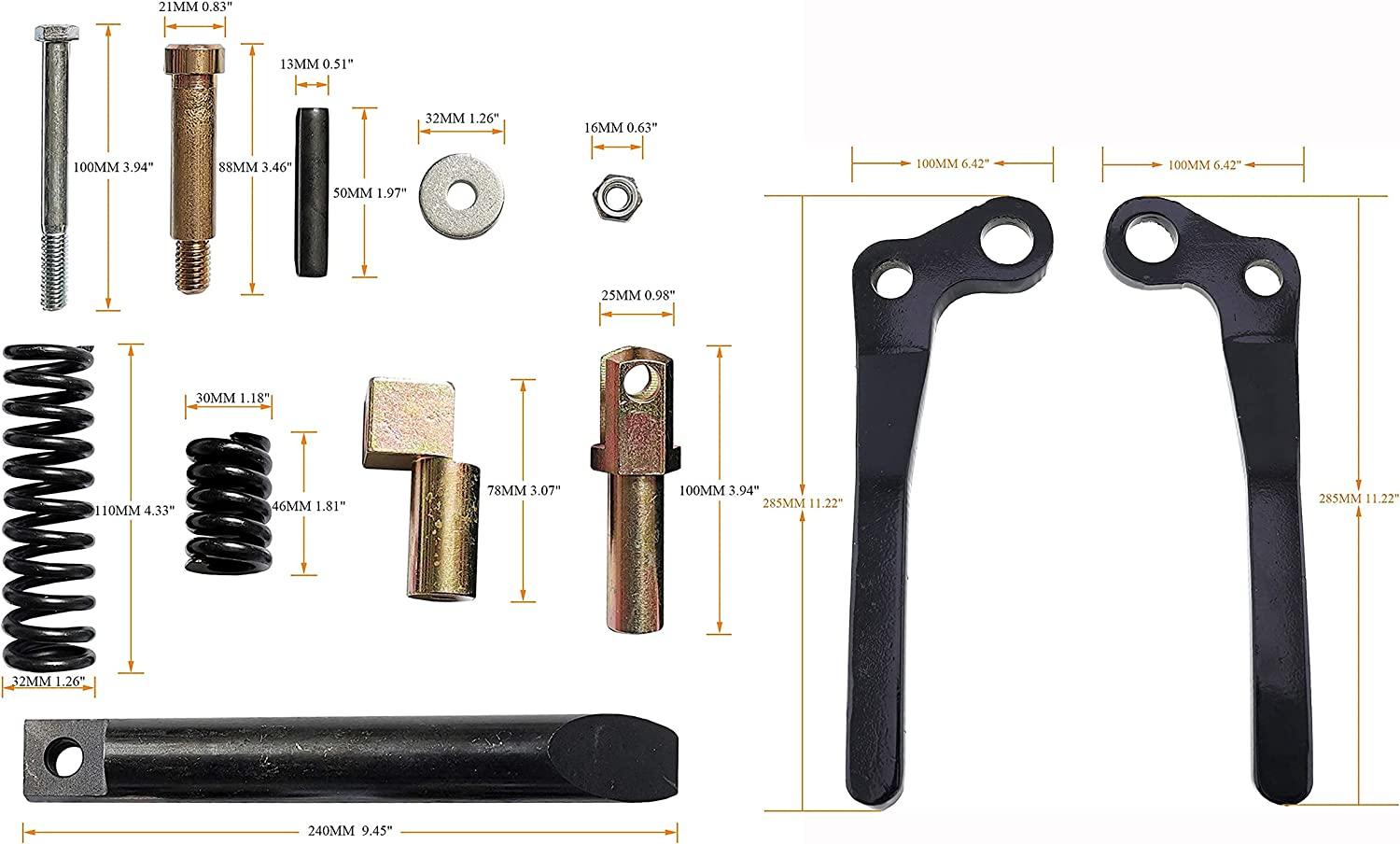 JEENDA Left and Right Hand Lever Kit 6724776 6724775 for Bobcat 751 753 763 773 7753 863 873 S130 S220 S250 S300 A220 A300 S100 S130 S150 S160 T110 630 631 632 641 642 643 645 653
