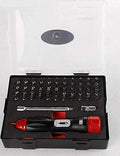 Screwdriver 47pcs swivel lock Preset Torque wrench screw Driver Portable auto truck repairing hand tool - (Color: XXX003A05)