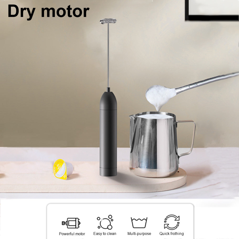 Electric Milk Frother For Perfectly Frothed Coffee And Creamy Cappuccinos Non-Battery