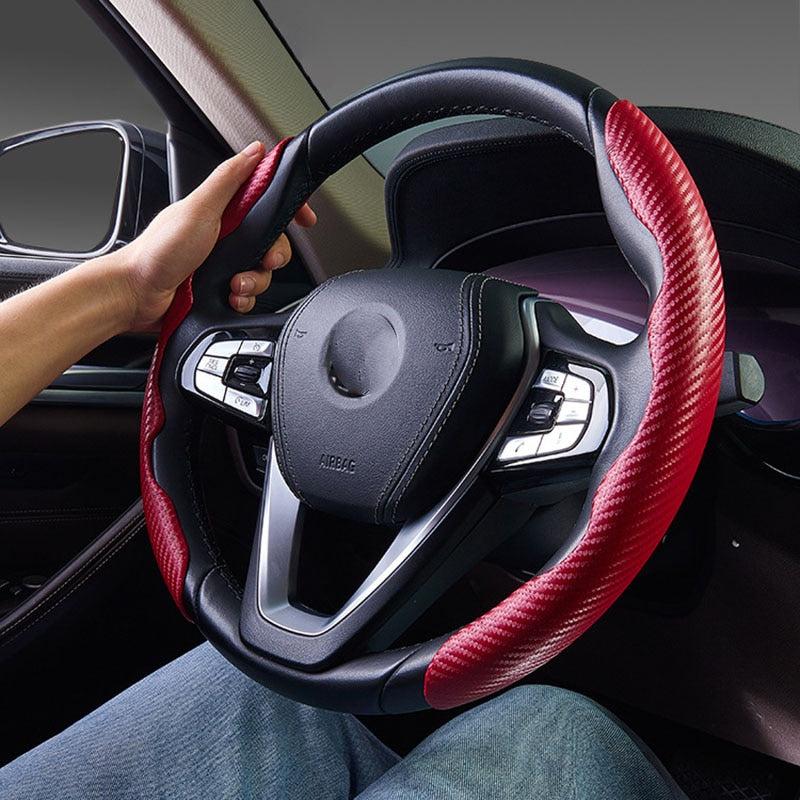 Carbon Fiber Car Steering Wheel Cover