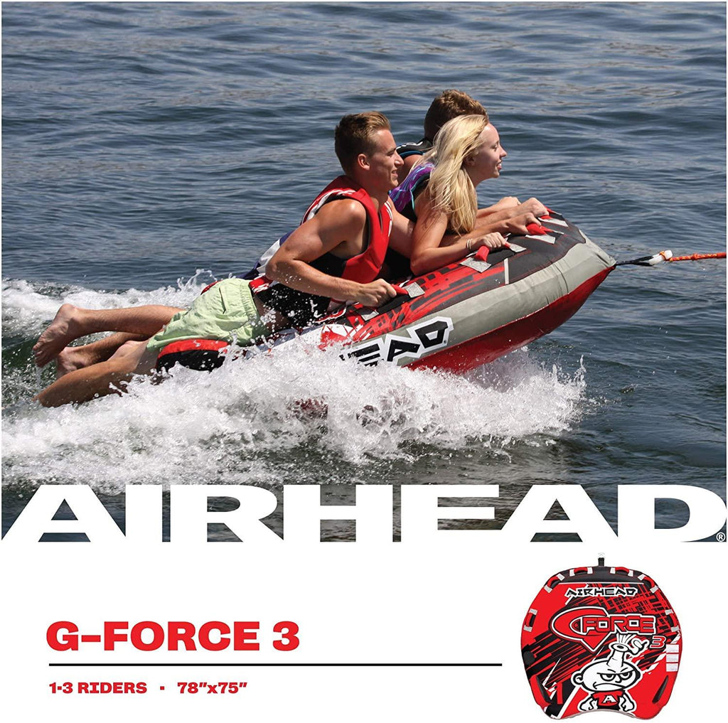 Airhead G-Force | 1-3 Rider Towable Tube for Boating
