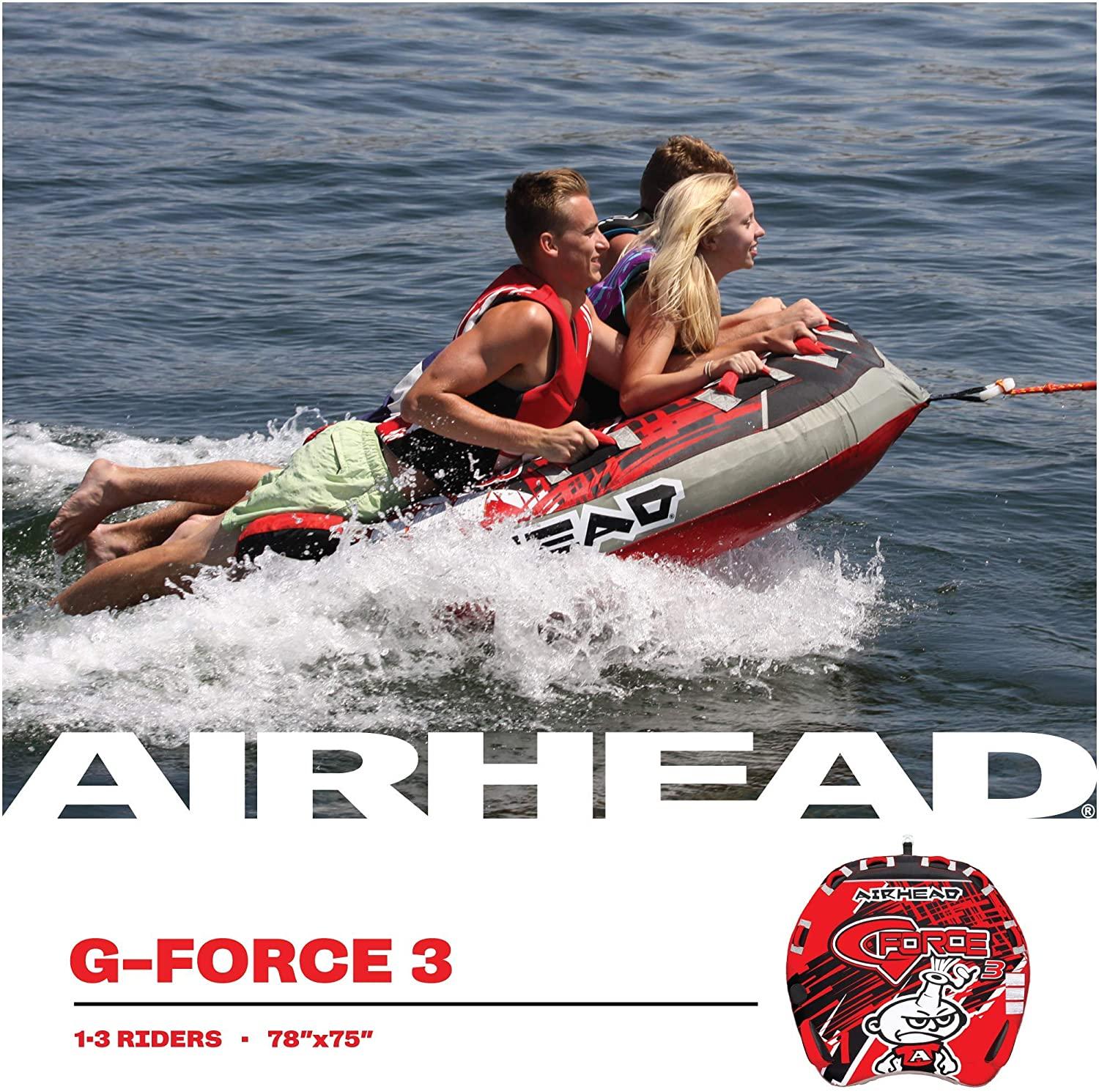 Airhead G-Force | 1-3 Rider Towable Tube for Boating