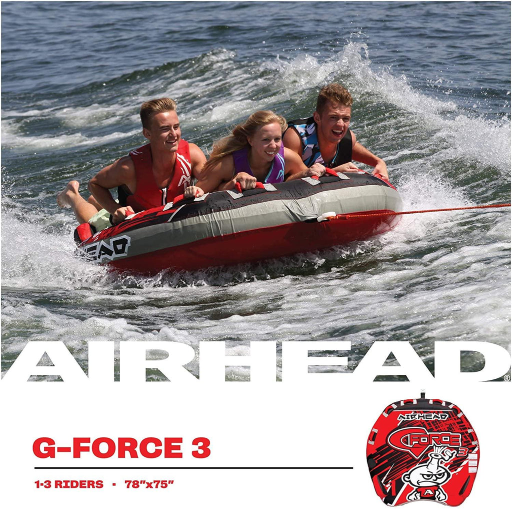 Airhead G-Force | 1-3 Rider Towable Tube for Boating