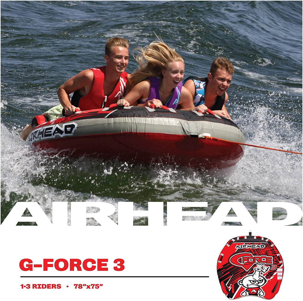 Airhead G-Force | 1-3 Rider Towable Tube for Boating