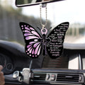 1pc Butterfly Cross Car Ornament, Christmas Tree Decoration Hanging Ornament Keychain Accessories Car Interior Accessories Couple Gifts
