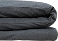 Calvin Klein Modern Cotton Body Solid 1 Piece Duvet Cover, King Size, Cotton Modal 170 GSM (Charcoal)