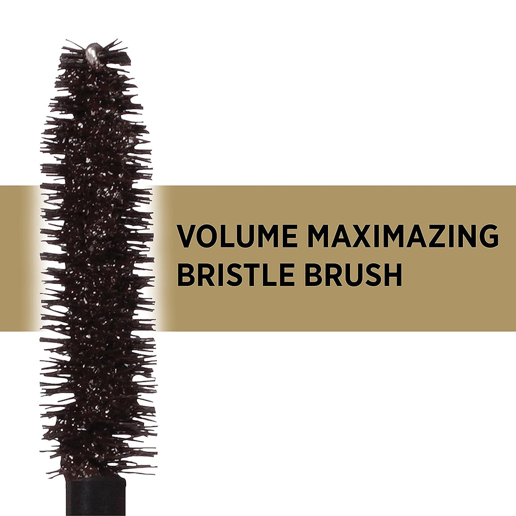 L'Oreal Paris Makeup Voluminous Original Washable Bold Eye Volume Building Mascara, Builds Lashes up to 2X Natural Thickness, Smudge Free, Clump Free, Carbon Black, 2 count