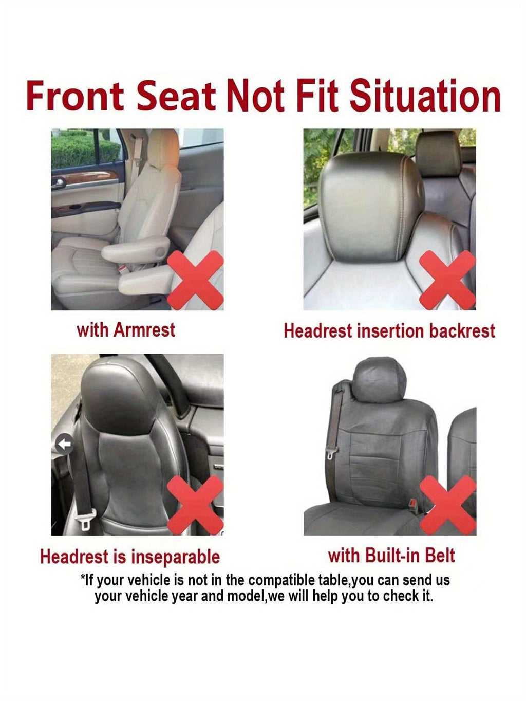 9pcs Polyester Fabric Car Seat Cover Universal Style Multi-color