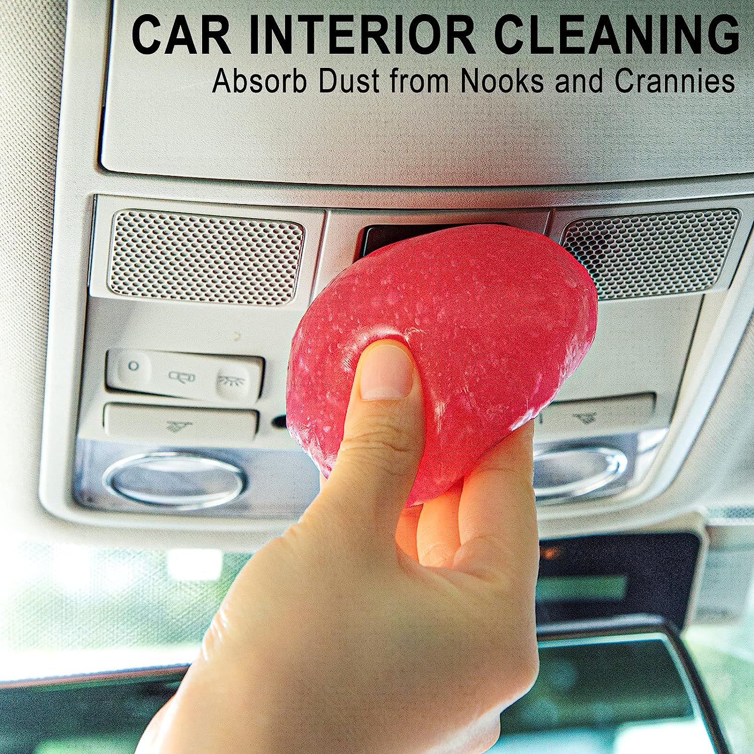 TICARVE Car Cleaning Gel Detailing Putty Car Putty Auto Detailing Tools Car Interior Cleaner Cleaning Slime Car Assecories Keyboard Cleaner Rose/NT WT: 5.6 oz (160 gr)