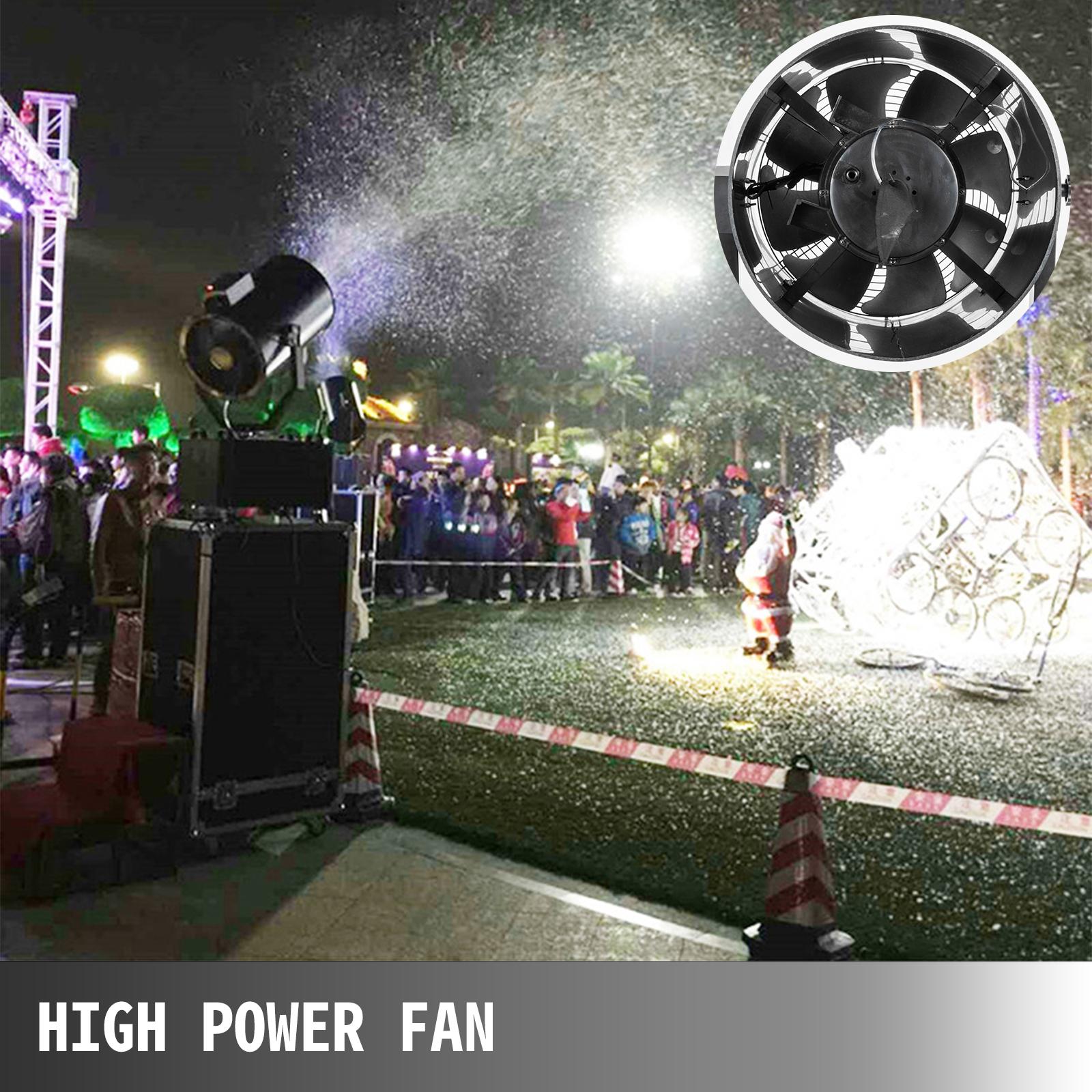 Snowflake Machine 2000W Snow Effect Machine 23ft Spraying RanFake Snow MaMachine Snow Machine Snow Maker Snow Blowing Machine StaSnow Machines Air Box Packaging For Parties
