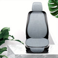 Flax Car Seat Cover Protector Linen Front Back Cushion Protection Car Seat Pad Mat Backrest Automobiles Front Backrest Seat Cushion