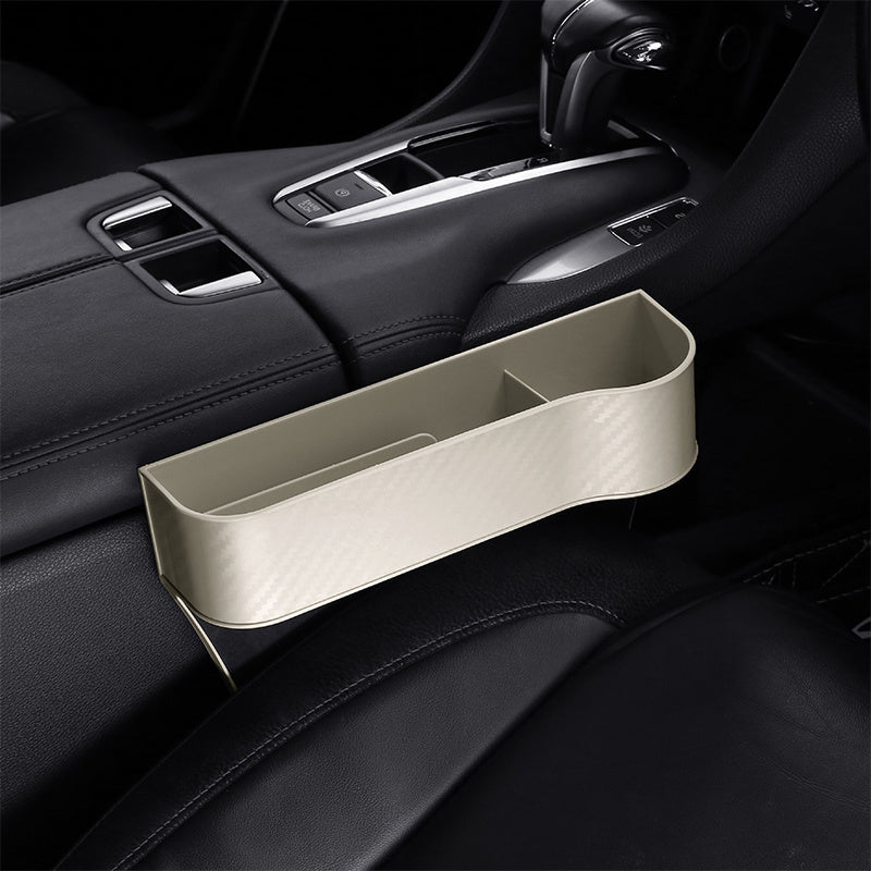1pc Car Seat Gap Filler Organizer, Multifunctional Car Seat Key Holder Passenger Driver Front Seat Side StoraBox With Cup Holder