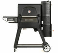 Charcoal Grill Smoker Digital Temp Cart-Style Bluetooth Steel Black