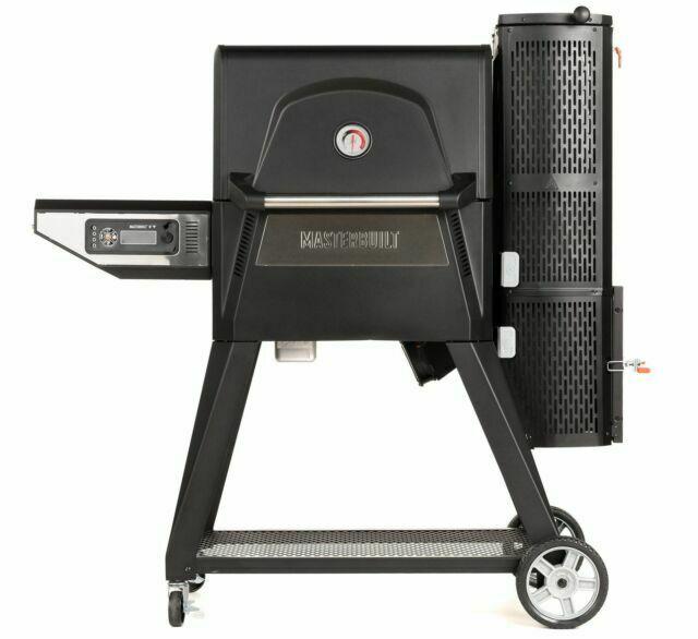 Charcoal Grill Smoker Digital Temp Cart-Style Bluetooth Steel Black