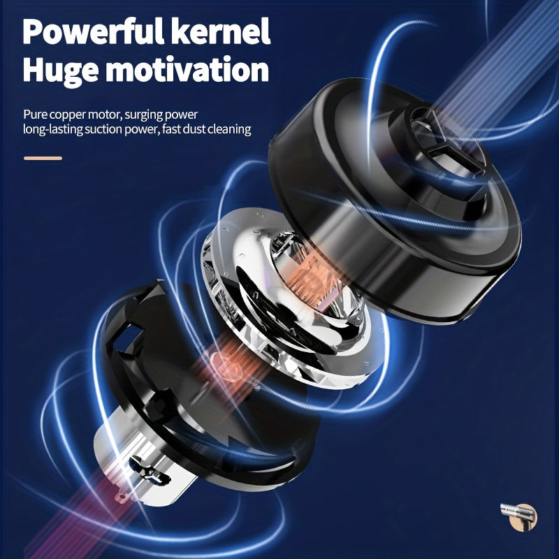 Car-mounted Vacuum Cleaner Super Suction High-power Car Hand-held Vacuum Cleaner With 12V Mini-home Interior