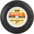 Flat Free Tire Universal Wheelbarrow 14.5"D x 3.2"W, 5/8in Axle