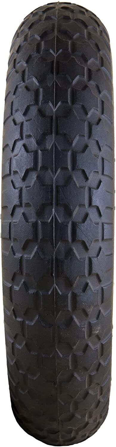 Flat Free Tire Universal Wheelbarrow 14.5"D x 3.2"W, 5/8in Axle