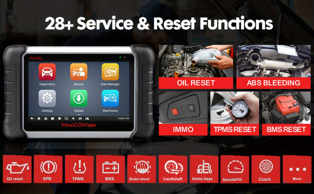 Autel MaxiCOM MK808Z: Android 11 Scan Tool With 28+ Services &amp; 2023 Upgrades - All System Diagnostics!