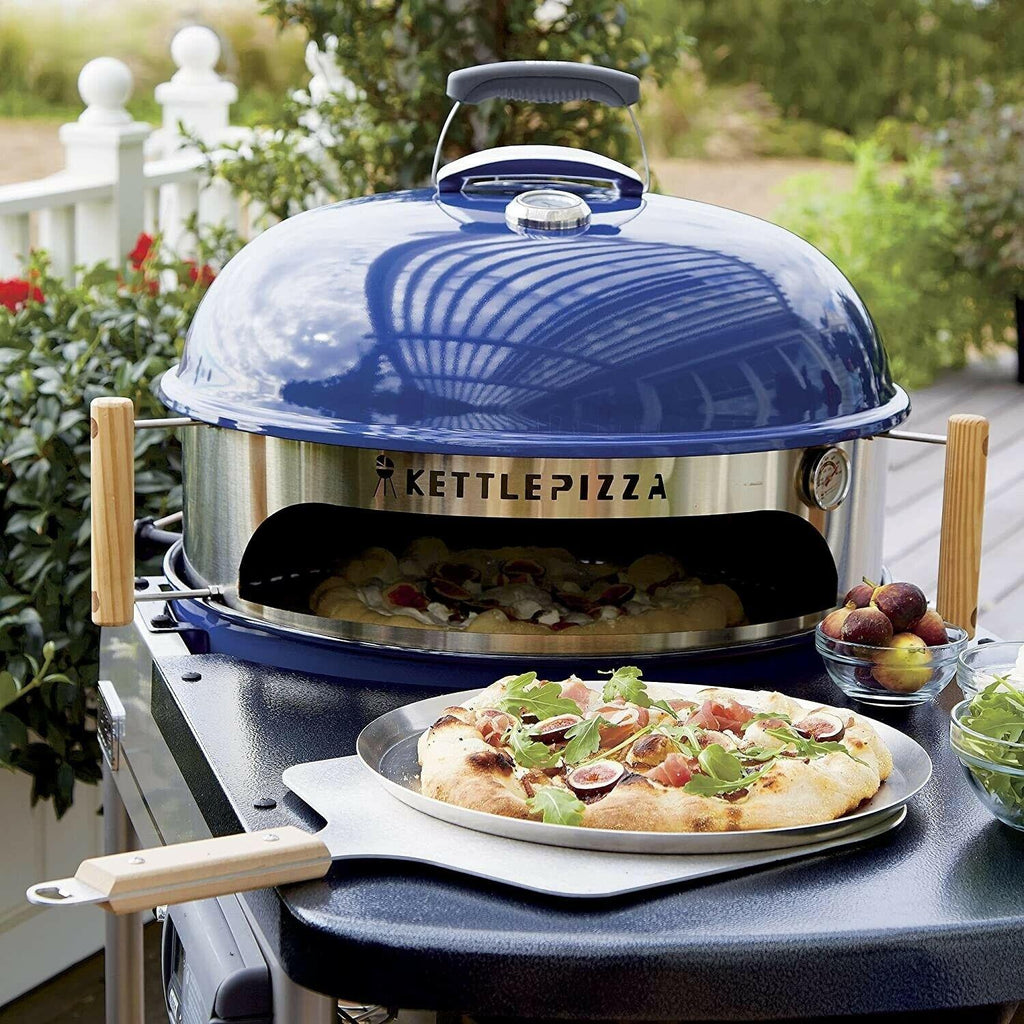 Deluxe Pizza Oven Kit for Kettle Grills - Includes Stone and Metal