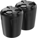 JOYTUTUS Coin Holder for Car, High Capacity Coin Holder, Universal Car Coin Holder for Cup Holder, Change Holder Compatible with Most Car Trucks, Sort Penny, Quarter, Dime, Nickels (Black, 2packs)