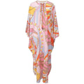 bohemian maxi chiffon loungewear dress