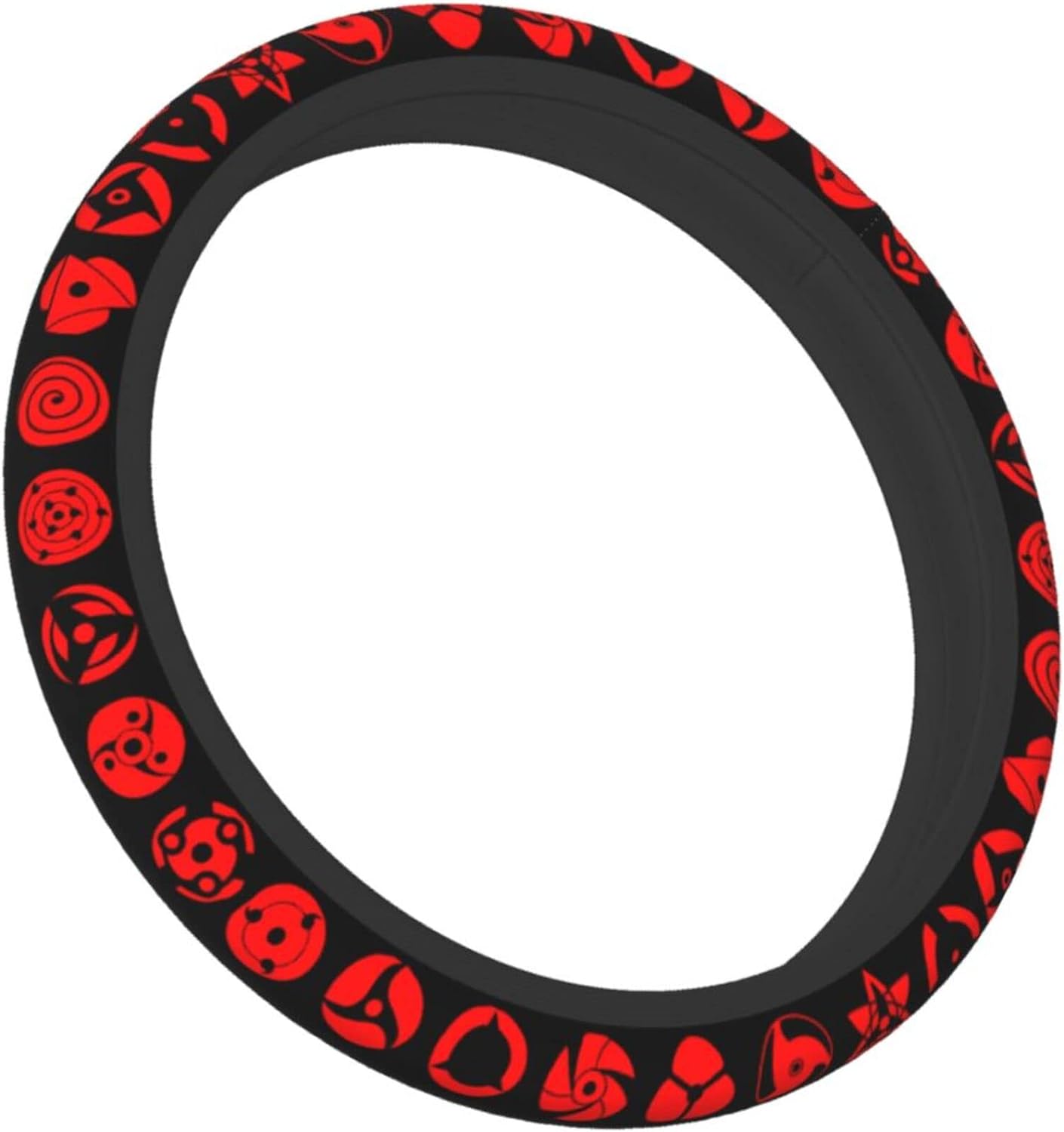 Anime Steering Wheel Cover Anime Car Accessories for Men Women, 15 Inch Anti-Slip Car Steering Wheel Covers Universal Fit