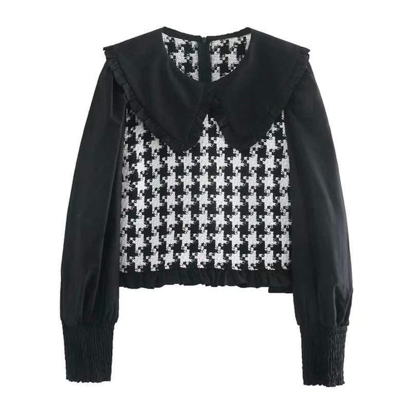 knitted crop sweater pullover tops