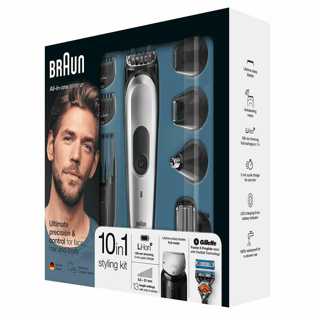 Braun MGK7020 10 on 1 Trimmer Beard and Trimmer With Shaver Body