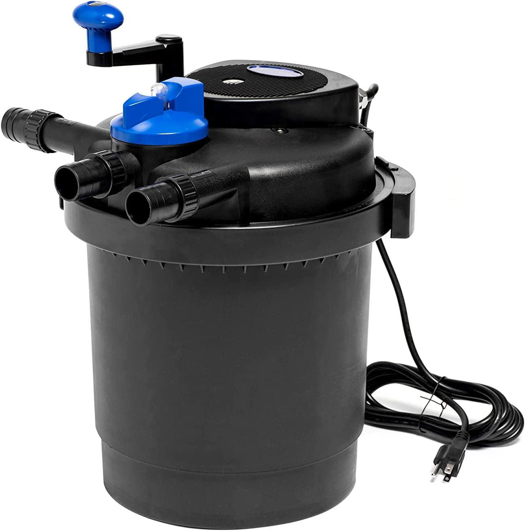 CNZ CPF-2500 Bio Pressure Pond Filter with 13w Clarifier, Up to 1600 gallons