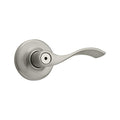 Balboa Satin Nickel Privacy Bed/Bath Door Lever with Microban Antimicrobial Technology