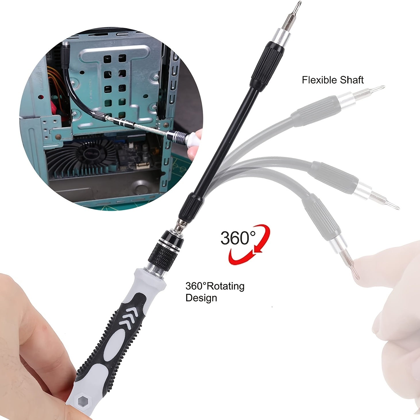 115 In1 Precision Screwdriver Set Small Screwdriver Bit Set For DIY Electronic Repairs-Computer Repair Tool Kit , , Repairing Tools With Case