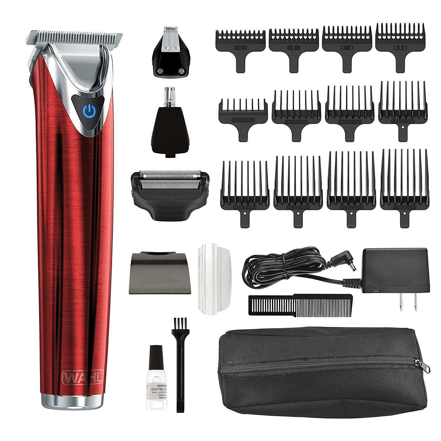 Wahl Clipper Slate  Steel Lithium Ion Plus Hair & Beard Trimmers - Kit