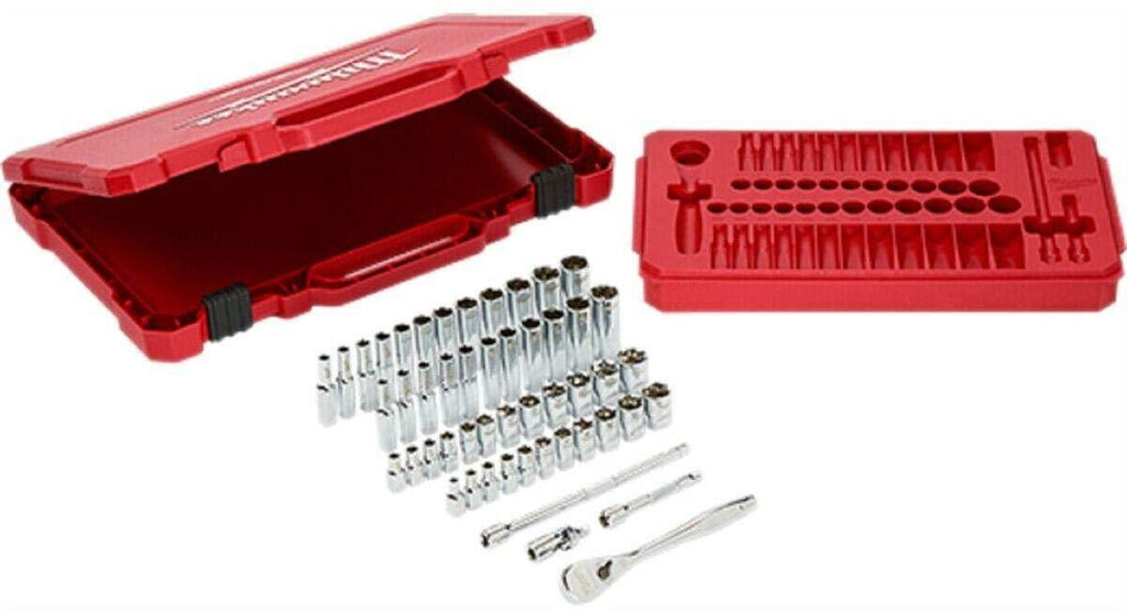48-22-9004 1/4" Drive SAE/Metric Socket Mechanics Tool Set Tool box Tool kit Wrench set Mechanic tool set Tools for mechanics Home improvement Hand tools Tool boxes Tool sets Tools for men Tool box