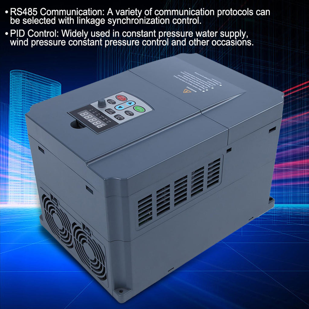 Variable Frequency 380v 3Phase 380VAC 11KW Heavy Duty VFD Inverter Vector Control Motor Drive Speed Controller