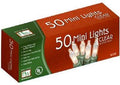 Holiday Wonderland 4050-88A 50 count CLEAR Incandescent Mini Christmas Light Sets - Quantity of 20