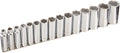 SK Hand Tool 4815-6 6 Point Drive Deep Fractional Set Socket, 1/2-Inch, Chrome, 15-Piece