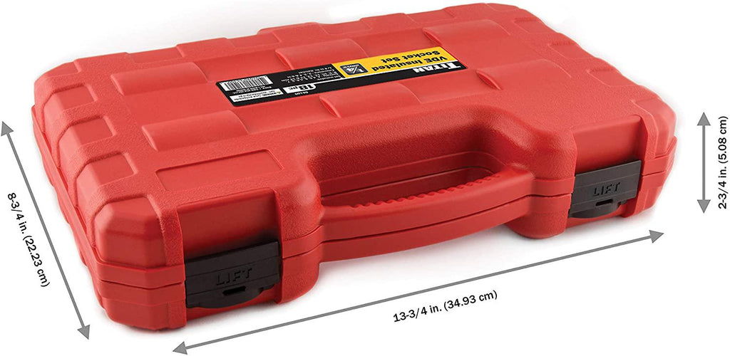 66100 18Piece 1/4" Drive VDE Insulated Socket Set