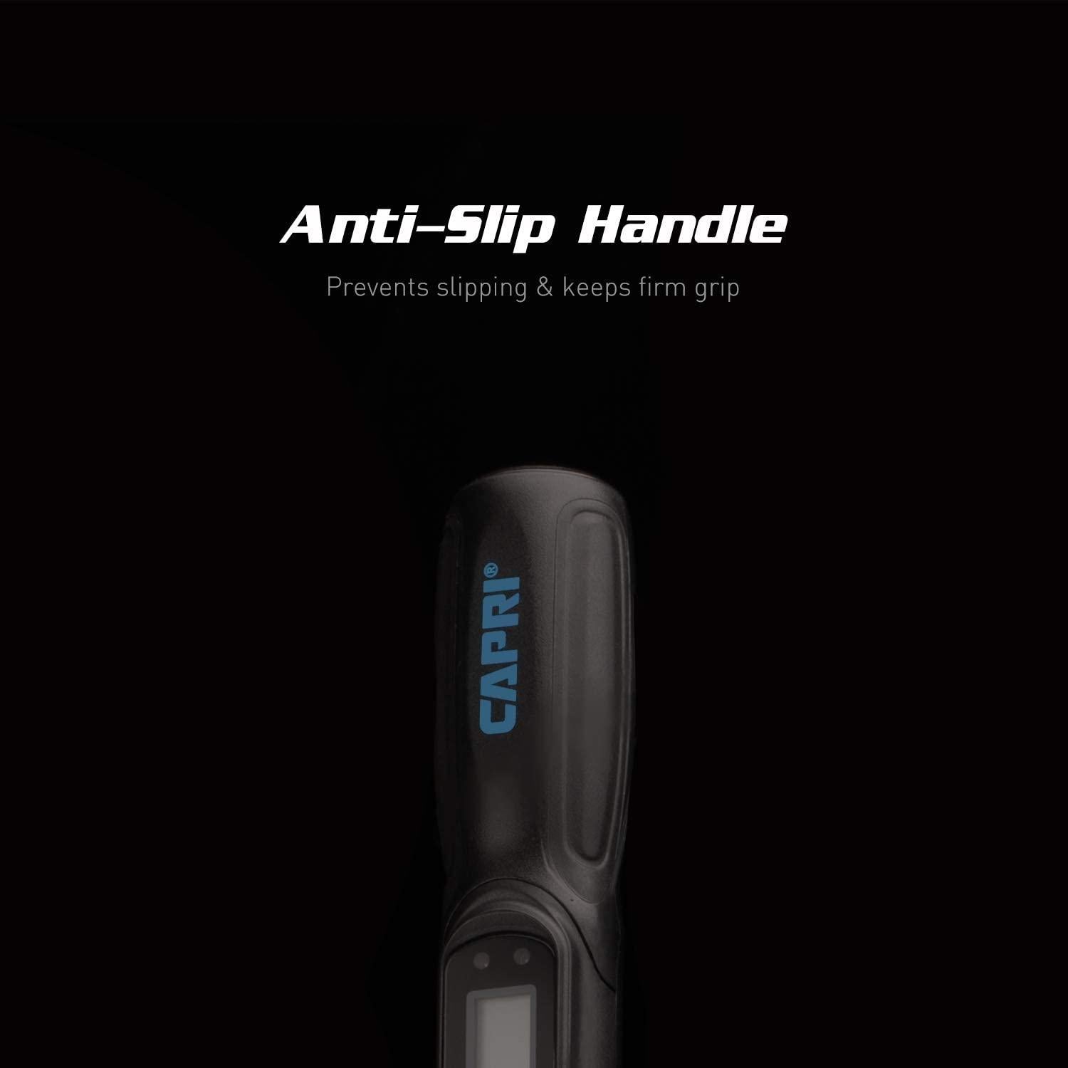 Capri Tools Digital Torque Screwdriver, Dual Direction, 0.88-17.7 in. lbs./10-200 cNm/1.02-20.41 kg-cm (CP26000-200)