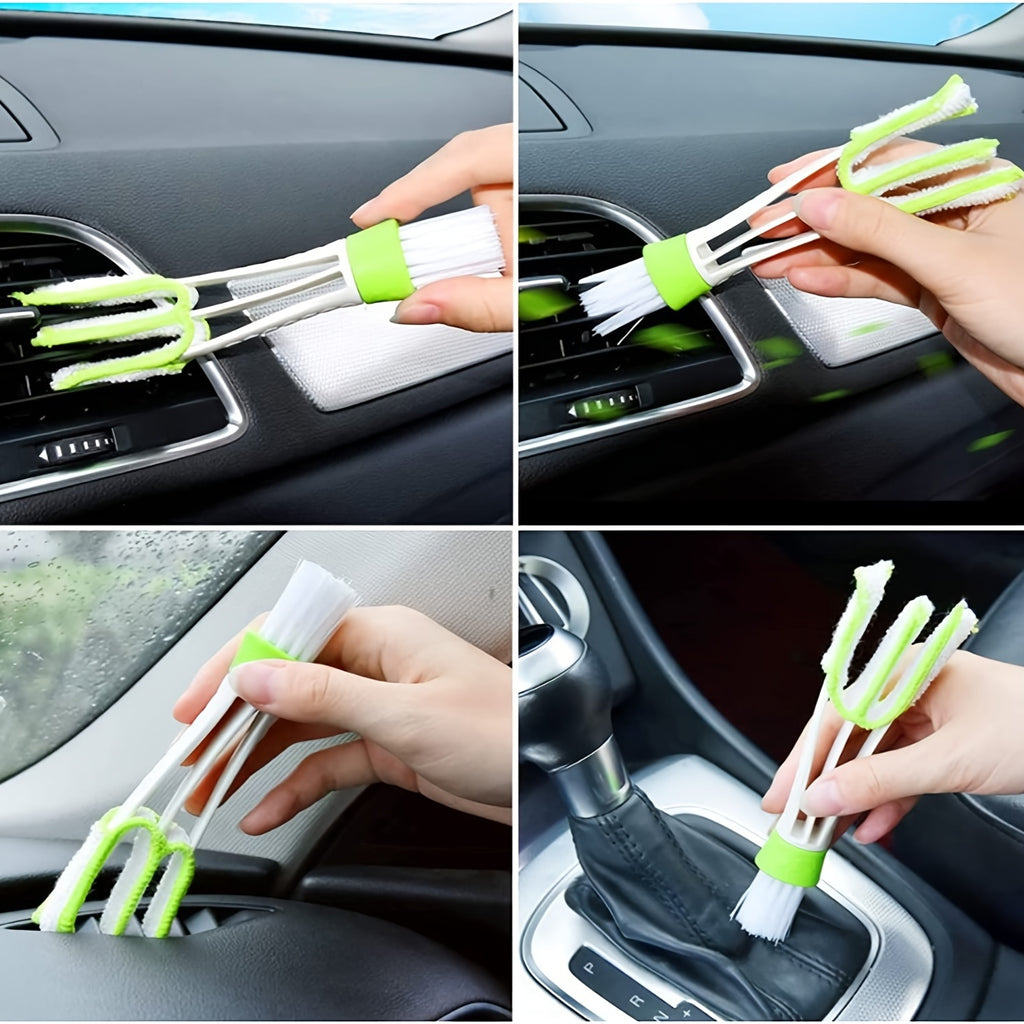 26Pcs Car Detailing Brush Set, Car Detailing Kit, Car Drill Brush/Wheel Brushes/Air Vent Brush/Buffing SponPads Kit/Washing Mitt/Cleaning Cloth
