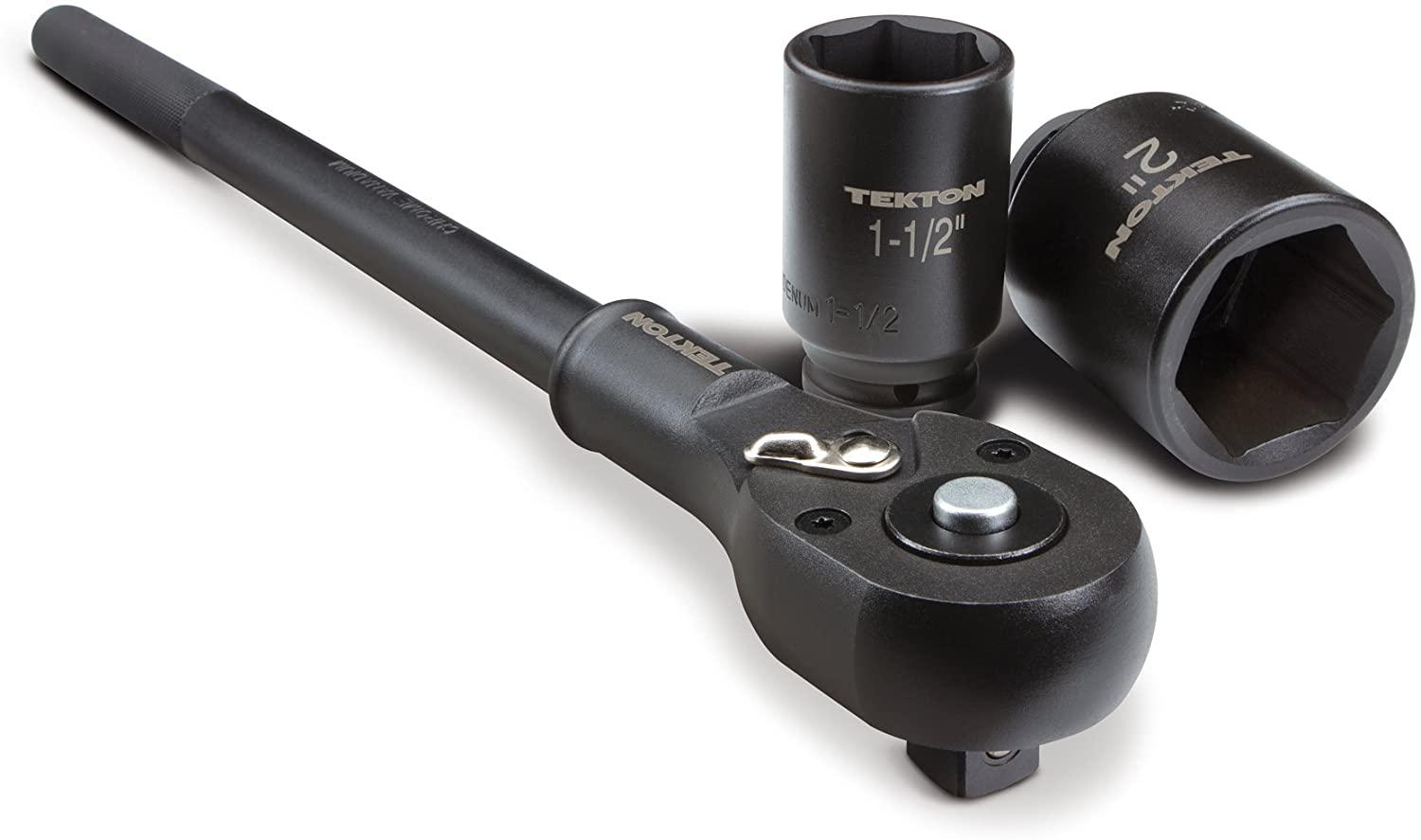 TEKTON 3/4 Inch Drive Deep 6-Point Impact Socket Set, 22-Piece (7/8-2 in.) | 48995