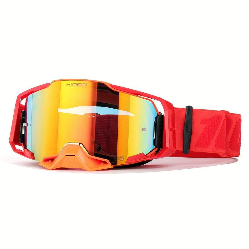 Motocross Goggles Motorcycle Sunglasses Ski Sport Dirt Bike MX MTB Downhill Cycling Glasses Anti-Fog HD Lens