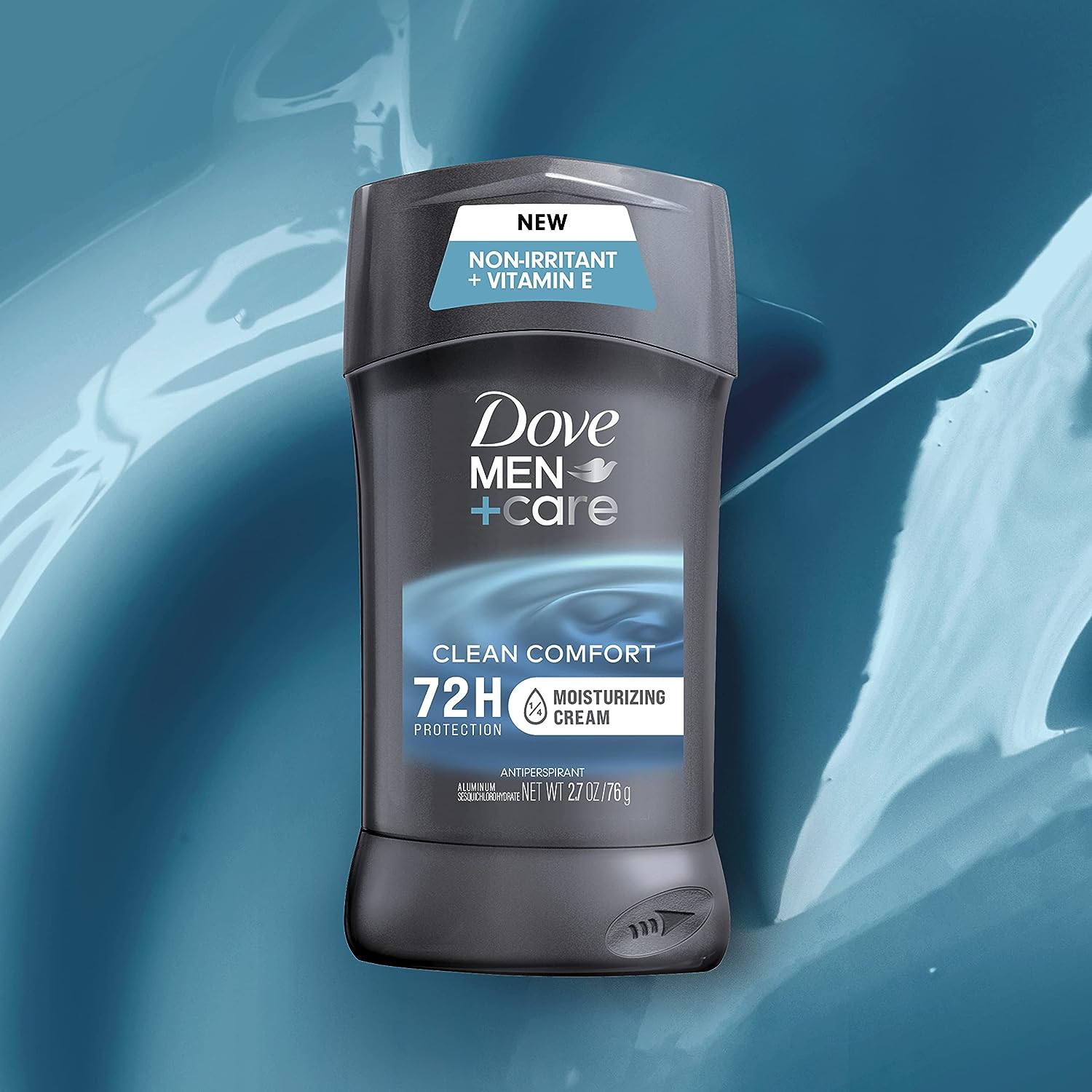 Dove Men+Care Antiperspirant Deodorant Stick Clean Comfort Twin Pack 72-Hour Sweat &amp; Odor Protection Antiperspirant for Men With 1/4 Moisturizing Cream 2.7 oz