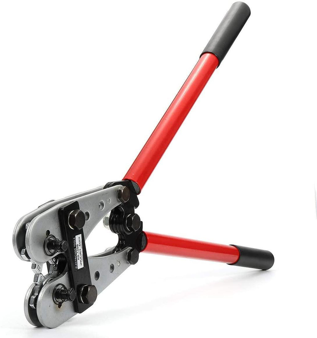 CT-CT Plier 8-4/0 Crimping Tool 10-120mm Cable Battery Rotatable Lug Crimper Heavy Crimp Terminals Y.O Terminal Eye Pliers Tools Hand Tools
