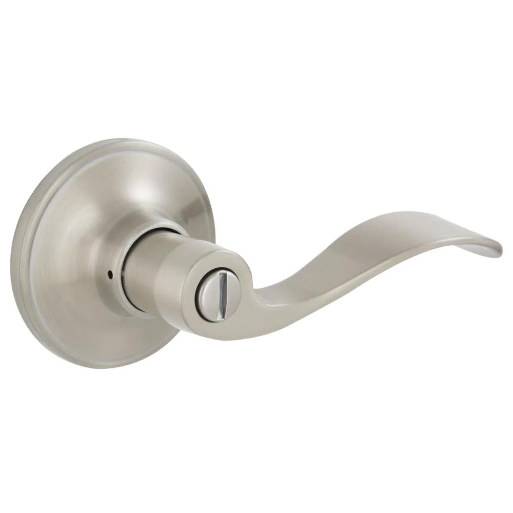 Millstreet Satin Nickel Privacy Bed/Bath Door Lever