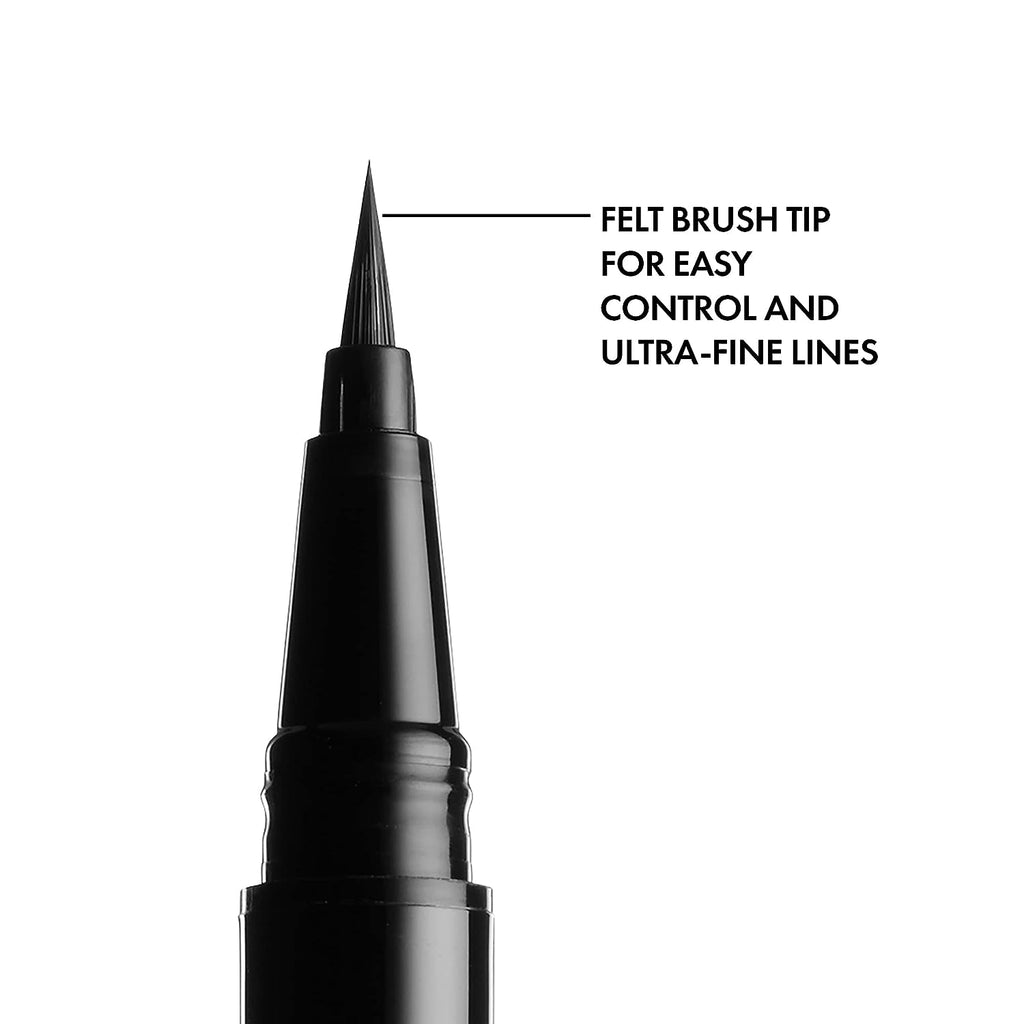 NYX PROFESSIONAL MAKEUP Epic Ink Liner Waterproof Liquid Eyeliner, Black, 2 Pack