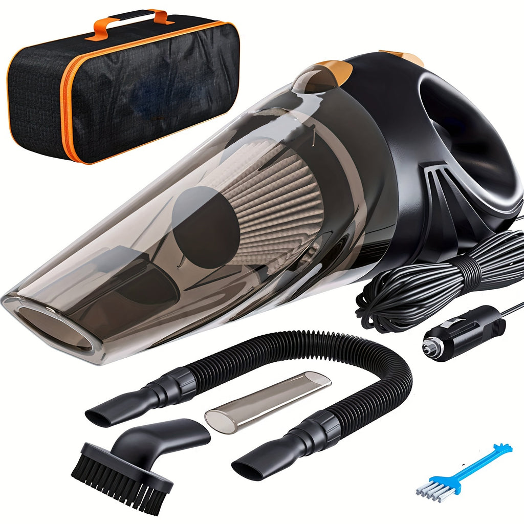 Car Vacuum Cleaner Car Accessories Small 12V High Power Handheld Portable Car Vacuum Cord &amp; Bag Detailing Kit Essentials For Travel, RV Camper