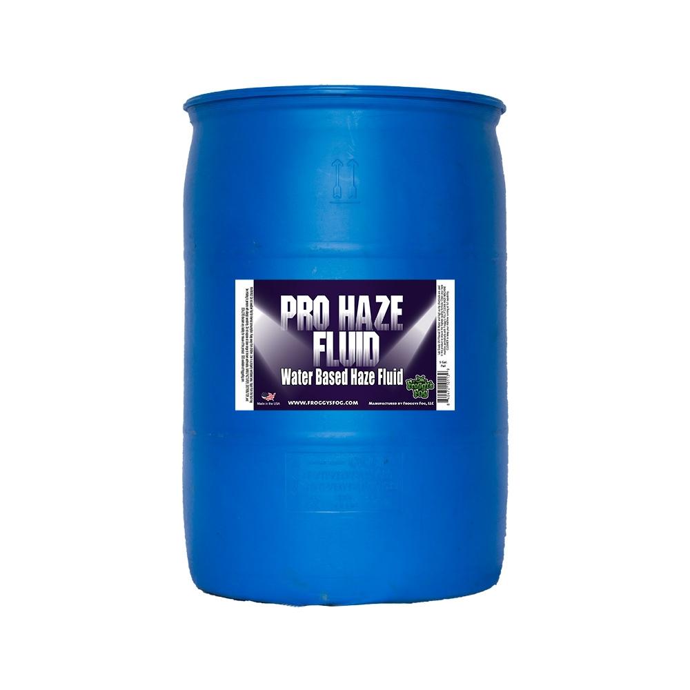 Froggys Fog Pro Haze Fluid - HFG High Performance Water Based Haze Juice - 55 Gallon Drum