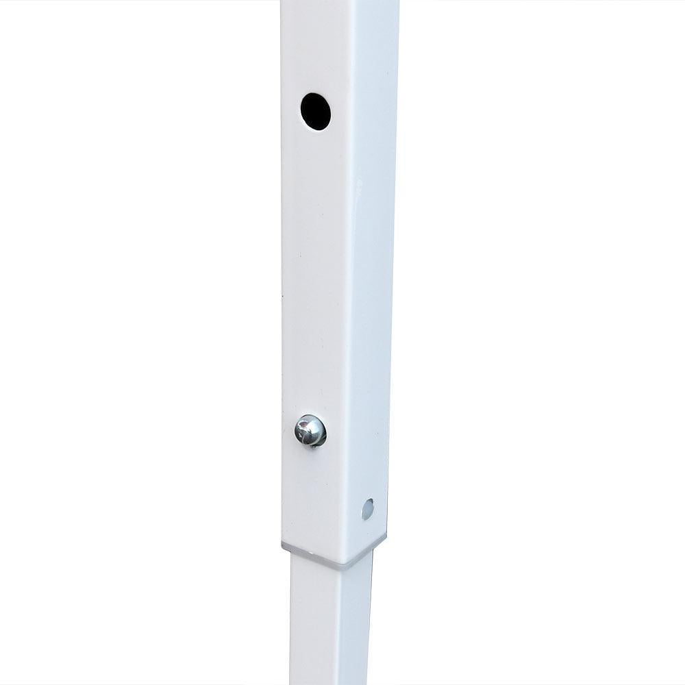 10 ft. x 10 ft. Red -Up Straight Leg Canopy with Carrying Bag