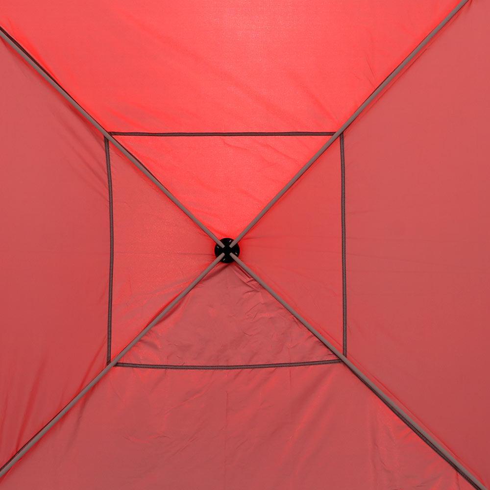 10 ft. x 10 ft. Red -Up Straight Leg Canopy with Carrying Bag